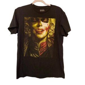 Batman Black Harley Quinn Damned 2 Comic Cover Art DC Comics T-Shirt Mens Medium